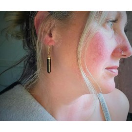 Blue June Outfitters Tiger's Eye Gemstone Earrings