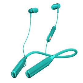 Auriculares Bluetooth con banda para el cuello de tiempo de reproducción de 200 horas, auriculares inalámbricos con visualización digital, Bluetooth 5.3, modo de juego, 7 modos de ecualización, compatible con tarjeta TF, conexión multipunto, carga rápida