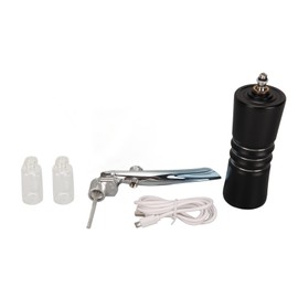 Facial Oxygen Injector High Pressure Fine Mist Strong Penetration Handheld Face Moisturizing Sprayer Black