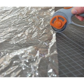 HYAKdesignsª Crinkle Paper Plastic Film | 1 Sq Yard - Commercial Grade Crinkle - Add Texture & Noise to Toys | Noise Making Crinkle Crinkle Paper, Crinkle Paper for Baby Toys, Crinkle Sound for Toys