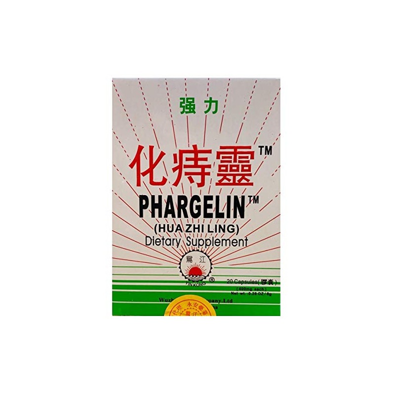Yin Kong Phargelin, Extra Strength 400mg (20 Capsules) - 3