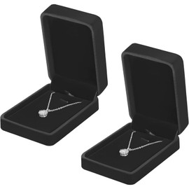 2 Piezas Cajitas Para Joyeria, Caja Para Joyeria, Organizador De Collares, Collares Y Accesorios, Almacenamiento Seguro, Proteccion De Joyas, Para Uso