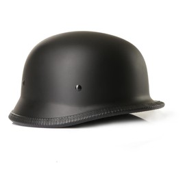 CMX German Easy Rider Half Shell Helmet Brain Cap Black