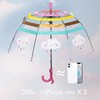 Transparent Umbrella Cartoon Long Handle Umbrella For Children