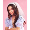 xo, Fetti Bachelorette Party Decorations Pearl Headband with Detachable Veil