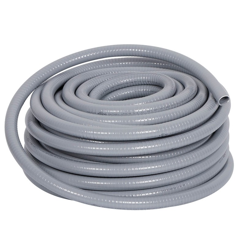 Neorexon Liquid-Tight Conduit 100 ft and 10 Pieces of Connector