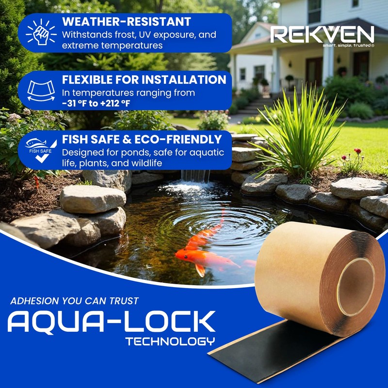 Pond Liner Seam Tape Kit - 30 Feet x 3