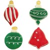 Cookie Cutters 4 PCS, Christmas Ornaments Cookie Cutters, 4'' to