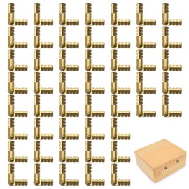 Sixfolo Mini Concealed Barrel Hinges - Golden, 25 X 5mm