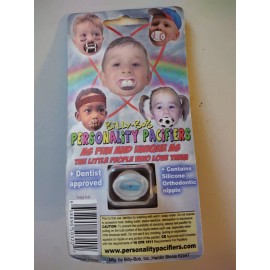 Billy-Bob Personality Pacifiers Mighty Mite Set of 2 Baby Pacifiers