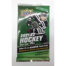 2021-22 Upper Deck HOCKEY Series 2 Gravity Feed Box 36 Packs Young Guns RC