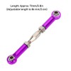 6Pcs Aluminum Alloy Adjustable Push RodsTurnbuckle Rod Linkage Accessories for