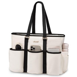 LOVEVOOK Work Tote - Women's 15.6 Inch Laptop Bag for Work, Travel, College & Daily Use - Multi Pocket Professional Computer Bag