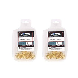 Sanhu Treble Hooks Gold #18 50 Pieces