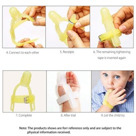LHKJ Baby Finger protector,Thumb Treatment Kit to Stop Thumbsucking for 1-5 Years Baby Kids, Color Random