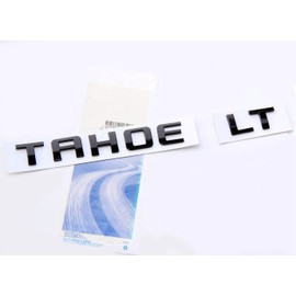 Yoaoo Black Tahoe Lt Nameplate Emblems Letter Badge Alloy 3D for Tahoe Glossy