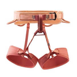 PETZL, Harness Corax Lt Women Coral Sand Xl, Comfortable women’s harness for gym and outdoor climbing