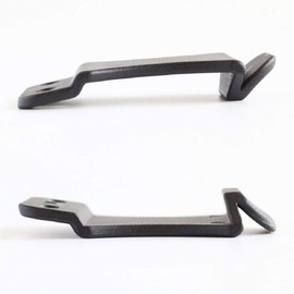 YCYU Knife Clip for Belt Gun Kydex Holster Belt Clip with Screws, Tactical Loops Universal Utility EDC Waist Clip,Black 2 Pack