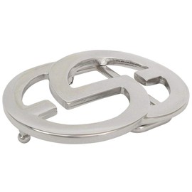 BELTINGER Emil Belt Buckle 4.0 cm | Buckle Interchangeable Buckle Belt Buckle 40 mm Solid | Press Stud Belt up to 4 cm, glossy silver