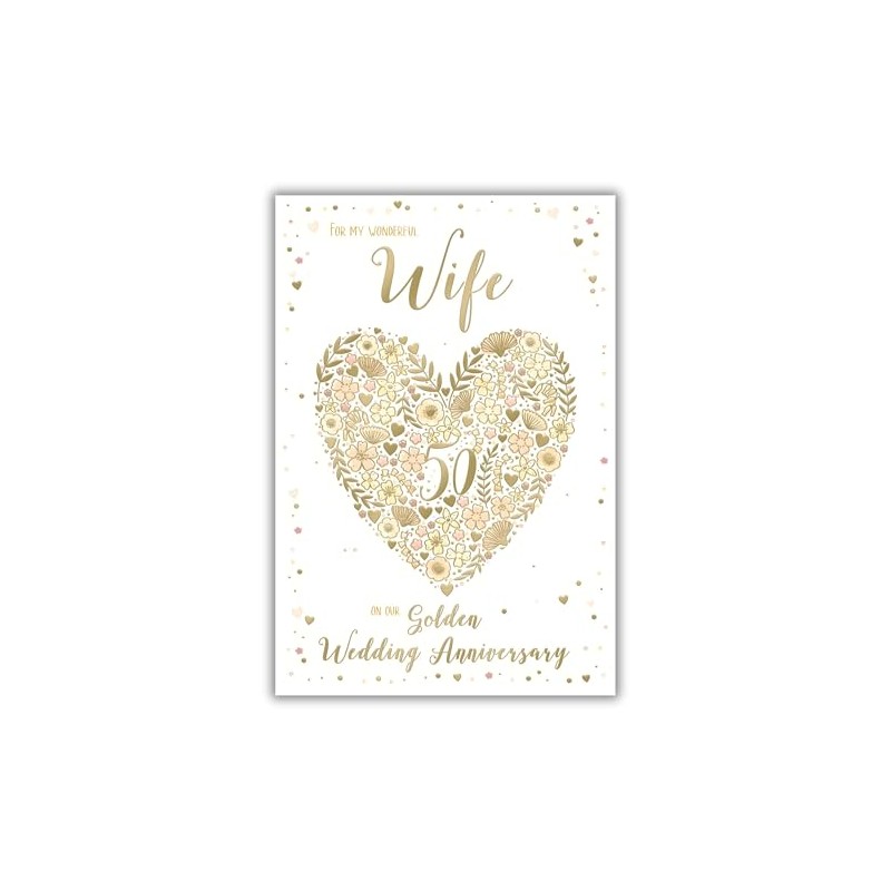 For My Wonderful Wife On Our Golden Anniversary Card 50