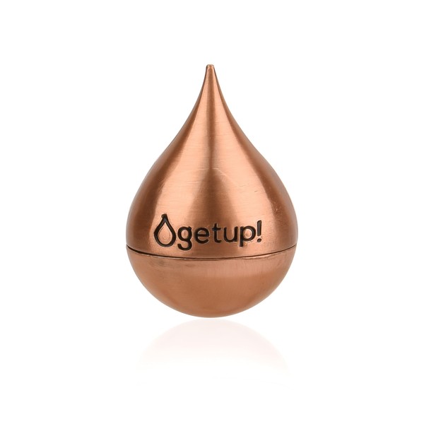 mogdi getup! Mini Standing Toy Personal Gift Strength Lucky Charm Talisman Friendship for Women and Men Persevere Hope Courage Success Recovery Resilience Guardian Angel (Vintage Copper)