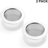LASSHSWA 2 PCS Kitchen Sink Strainer Stainless Steel, Kitchen Sink