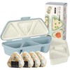 Yeanifeana 6 in 1 Sushi Mold for Onigiri Rice Balls,
