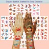 WEDDARA 101+ Crab Temporary Tattoos for Kids & Adults –