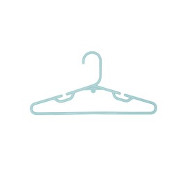 9830 Children's Coat Hangers, Plastic, Multicoloured, Multipack Code 9830 (5, 9833-Blue)