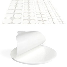 KLEBESHOP24 Double Sided Foam Glue Dots | Extra Strong | 1mm Thickness | 25mm Diameter (Pack of 2500)