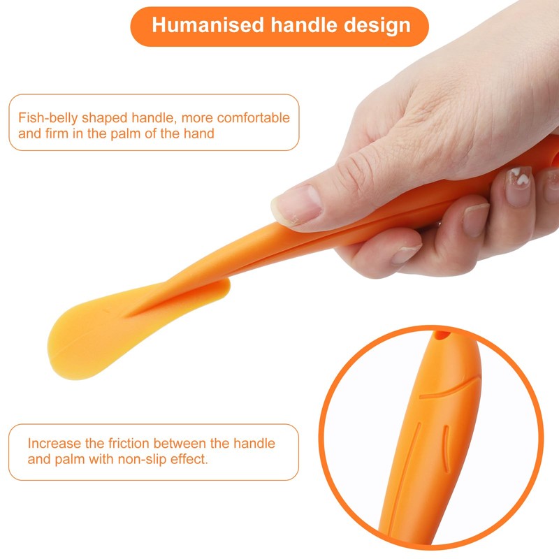 APOMOONS Orange Peeler 1 Piece, Orange Peeler, Plastic Peeler, Orange,