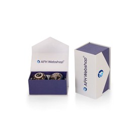 Meditation Qi Gong Balls with Sound Mechanism | Sound Balls | Yin Yang Design Yin Yang Ornament Blue | Various Diameters (45 mm)