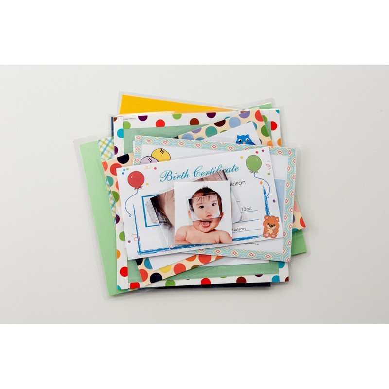 Scotch Self-Seal Laminating Sheets, Letter Size 9 in x 12