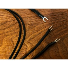 Unbranded Audiophile Turntable / Component Dual 3ft Ground Wire w/ Spade Connectors