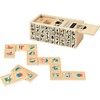 Vilac - Dominos 9504 Le Louvre Hieroglyphs, Multi-Colour