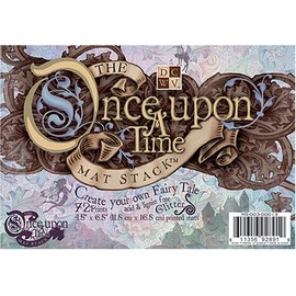 DCWV Once Upon A Time Mat Stack with Glitter, 72 Sheets, 4-1/2 x 6-1/2 inches