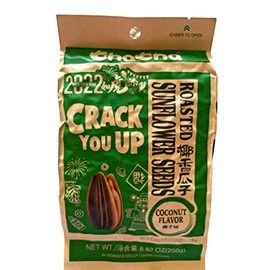 Cha Cha Roasted Sunflower Seeds, 250 g (Coconut Flavor)