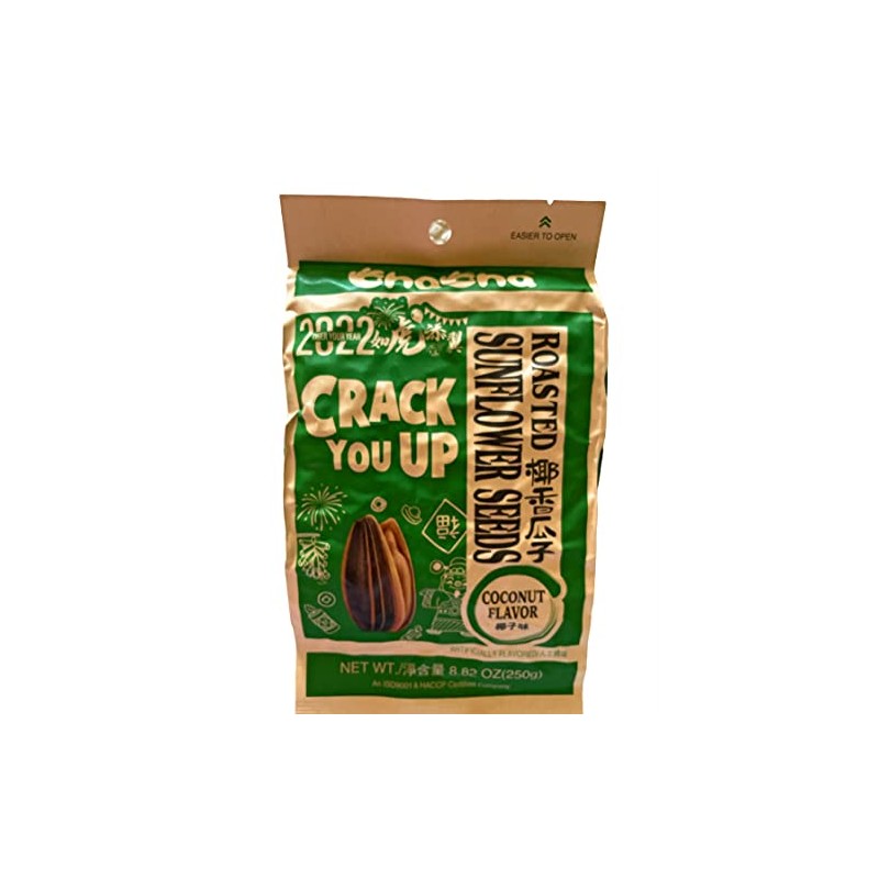 Cha Cha Roasted Sunflower Seeds, 250 g (Coconut Flavor)