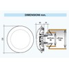 The Acoustic uforx Reducer for Ventilation Ventilation Holes, Copper