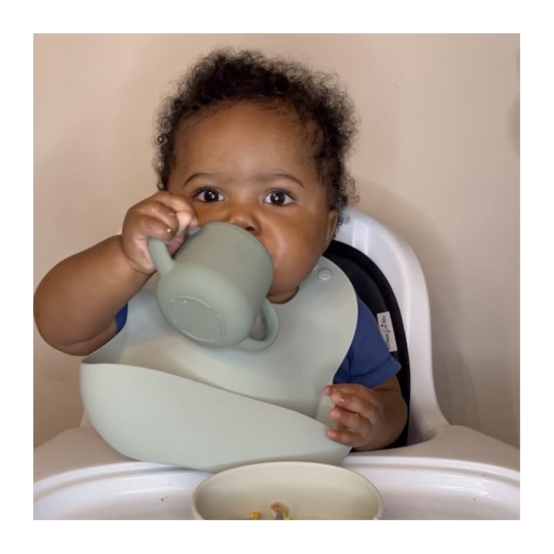 Moonkie Silicone Baby Sippy Cups | 3 Stages Training Cup