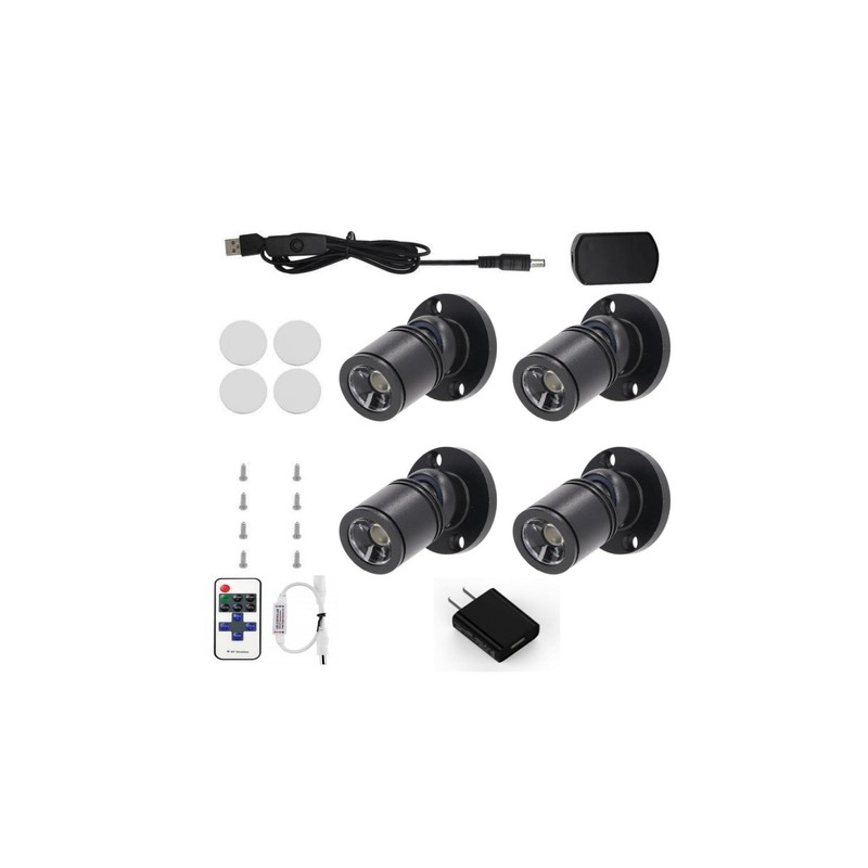 KONPWAY Dimmable 5V LED Mini Spotlights Colorful - 1.5W 150lm