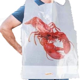 lobster bibs 25 pack crawfish bibs disposable adult Lobster Bibs Disposable Adult (25)