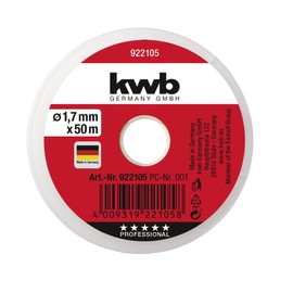 kwb kwb Maurer-Schnur 50 Meter, wei?, Richtschnur fr Pflaster-und Maurerarbeiten 1,7 mm, Lotschnur fr div. Anwendungen, m x