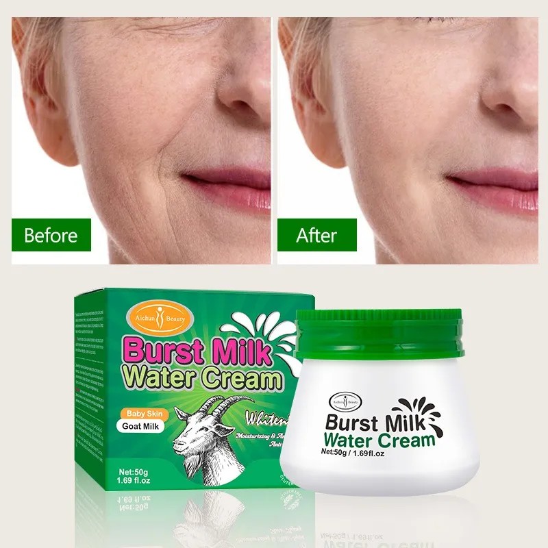 Crema Facial Burst Milk con Extracto de Leche de Cabra
