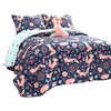 Lush Decor Pixie Fox Reversible Quilt Set, 3 Piece Set,