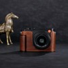 SIUTATDSH Camera Half Case for Leica Q3, Vintage Metal Genuine