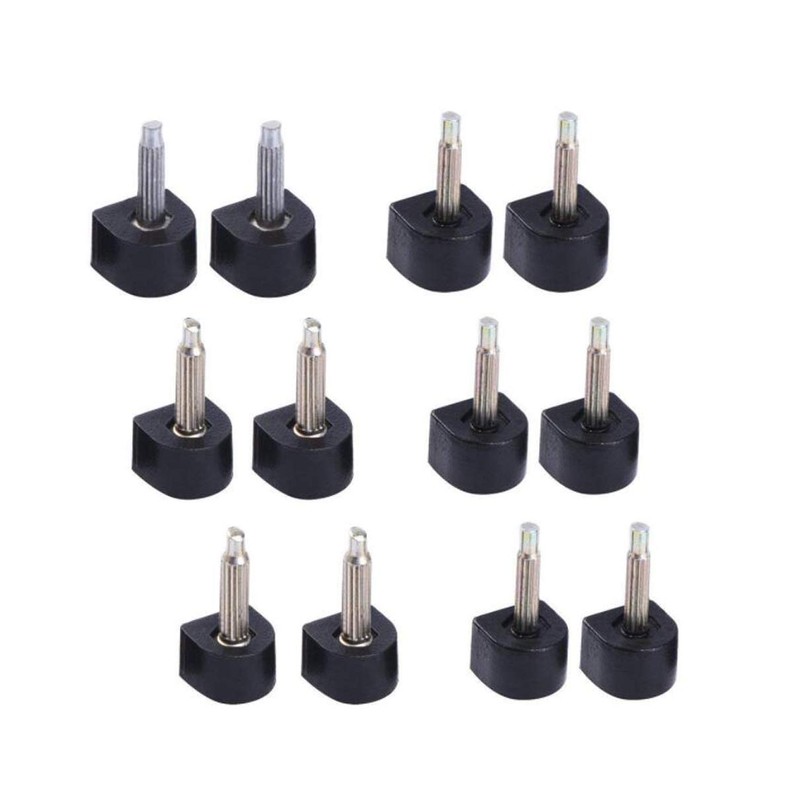 6 Pairs Durable Heel Tips Replacement High Heel Caps Protectors