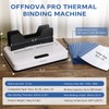 OFFNOVA Thermal Binding Machine 500 Sheets Capacity, No Preheat, Air