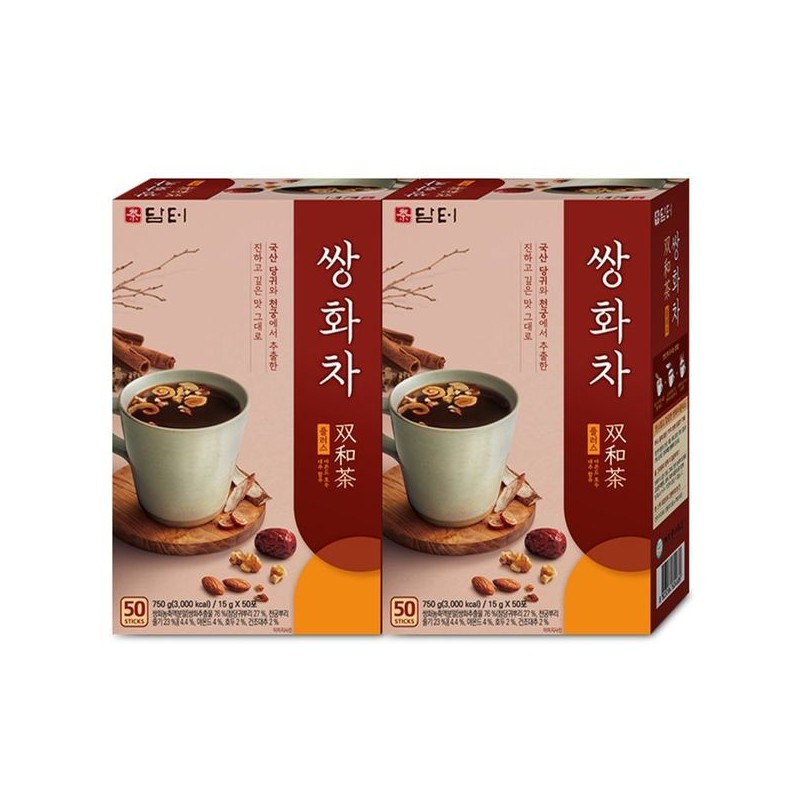 Damteo Walnut Almond Coix Tea Ssanghwacha 50Tx2 (Total 100T) 32458401