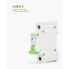 12V-110V DC Miniature Circuit Breaker, 60 Amp 1 Pole Battery